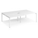 Adapt 1600mm Deep Sliding Top Double Back to Back Bench Desk